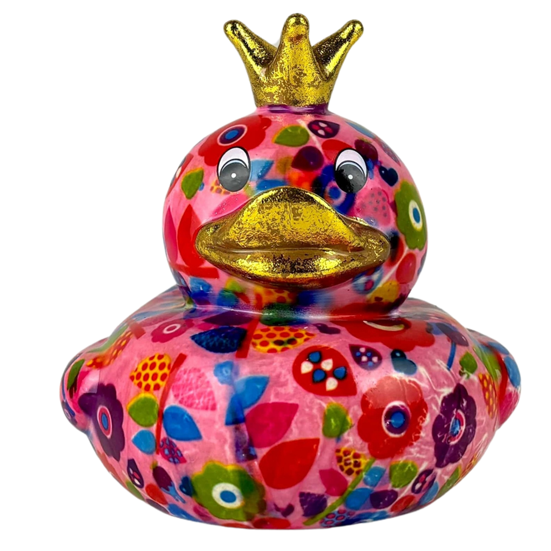Pomme Pidou 'Ducky' Duck Shaped Ceramic Money Box Piggy Bank, 18cm, gift boxed (8 PACK)