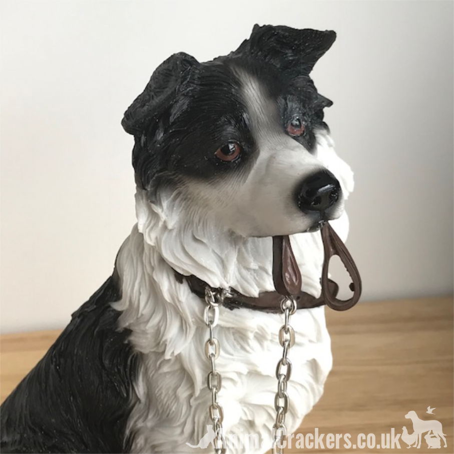 Border Collie Sheepdog Lassie ornament sculpture figurine Leonardo, boxed