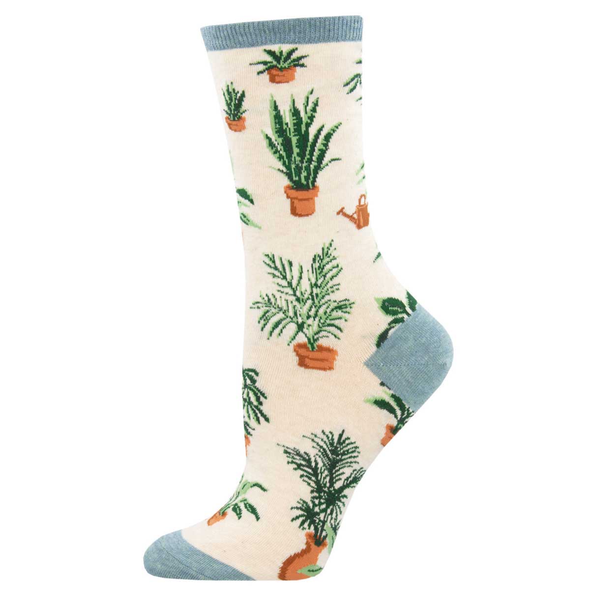 Socksmith Home Grown 6 Pack - Cotton Crew Socks
