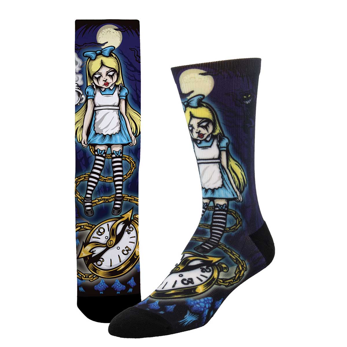 Socksmith Alice in Wonderland - Alice 6 Pack - 3D Printed Socks