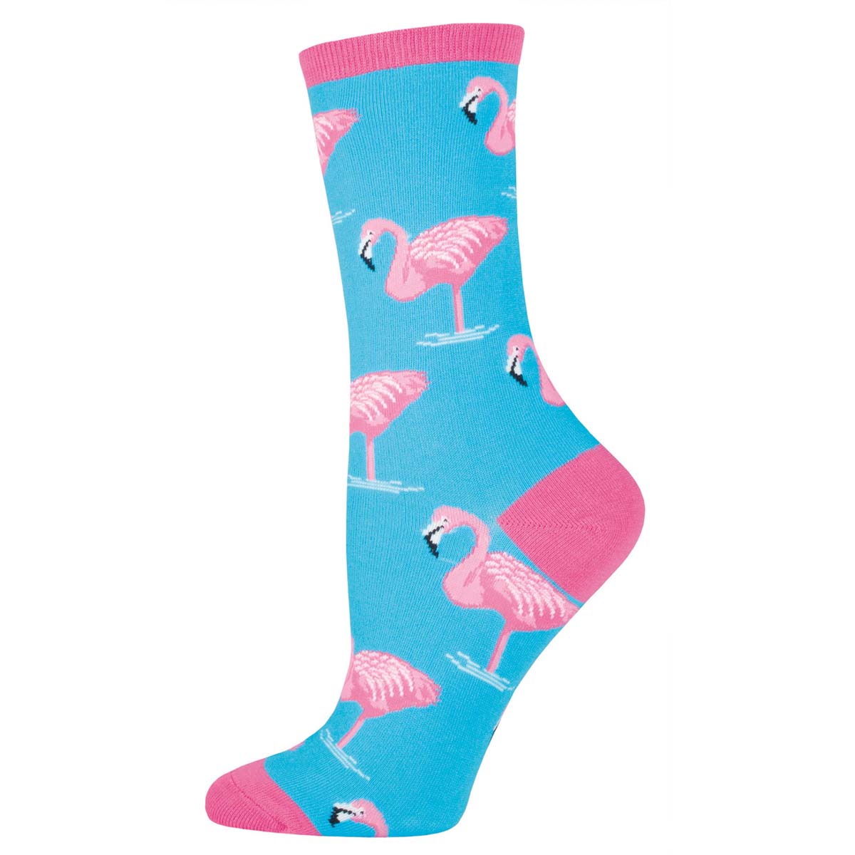 Socksmith Flamingo 6 Pack - Cotton Crew Socks