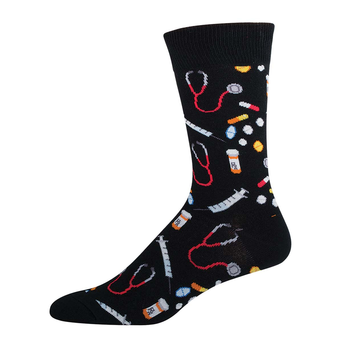 Socksmith Meds 6 Pack - Cotton Crew Socks