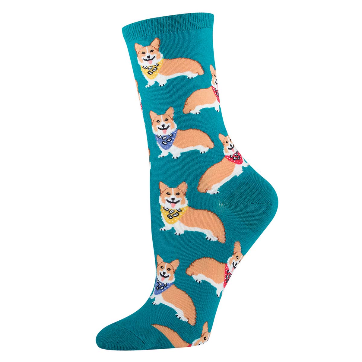 Socksmith Corgi 6 Pack - Cotton Crew Socks