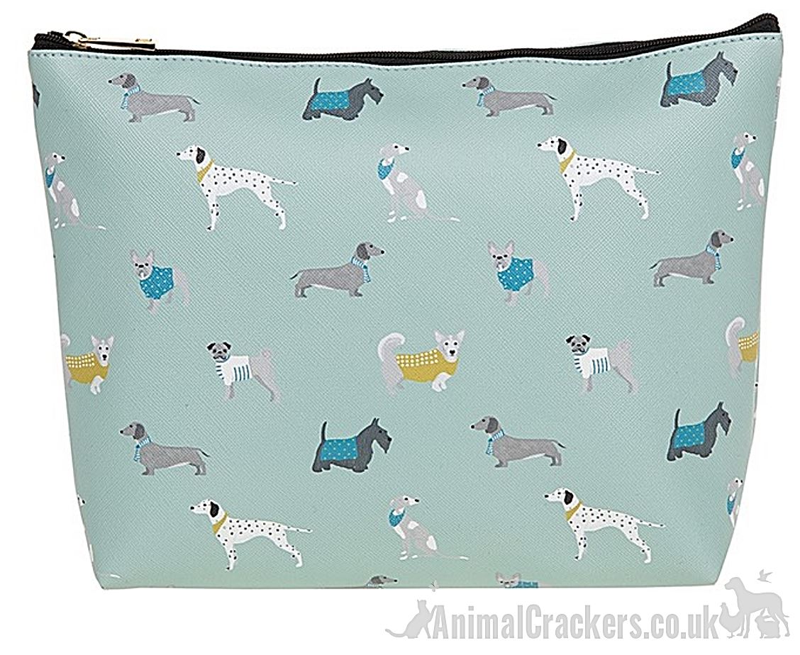 Dogs design zipped Cosmetic or Toilet Bag Dachshund Frenchie Pug Dog lover gift