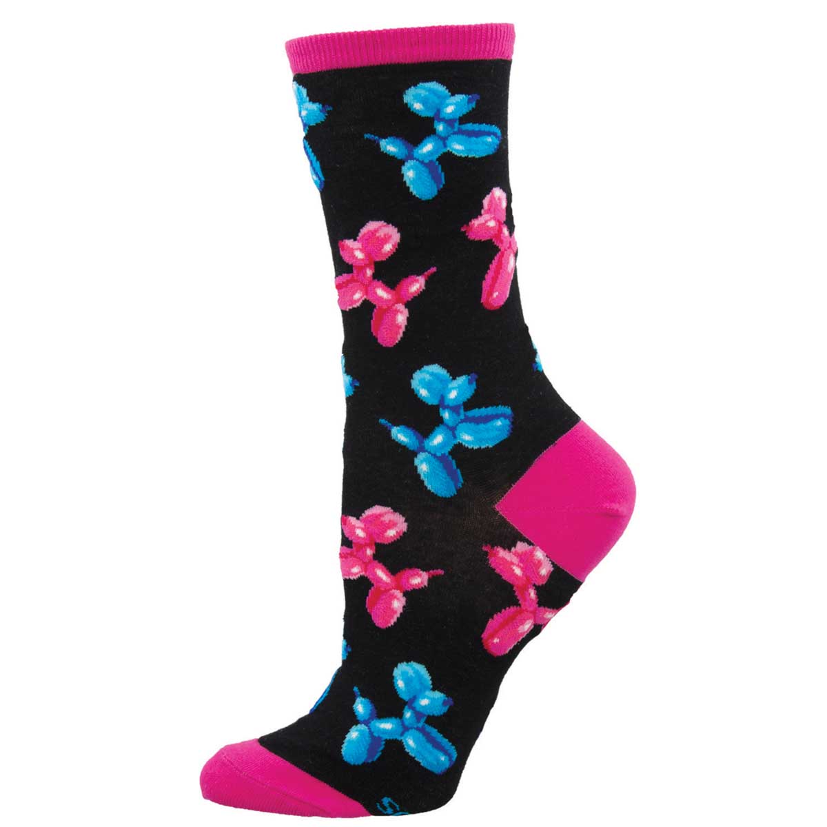 Socksmith Balloon Animals 6 Pack - Cotton Crew Socks