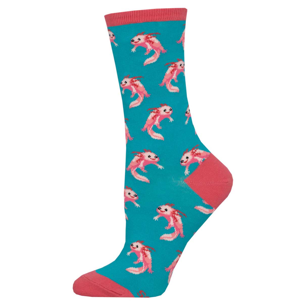 Socksmith Axolotl 6 Pack - Cotton Crew Socks