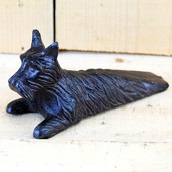 Cast iron Scottish Terrier door wedge /door stop