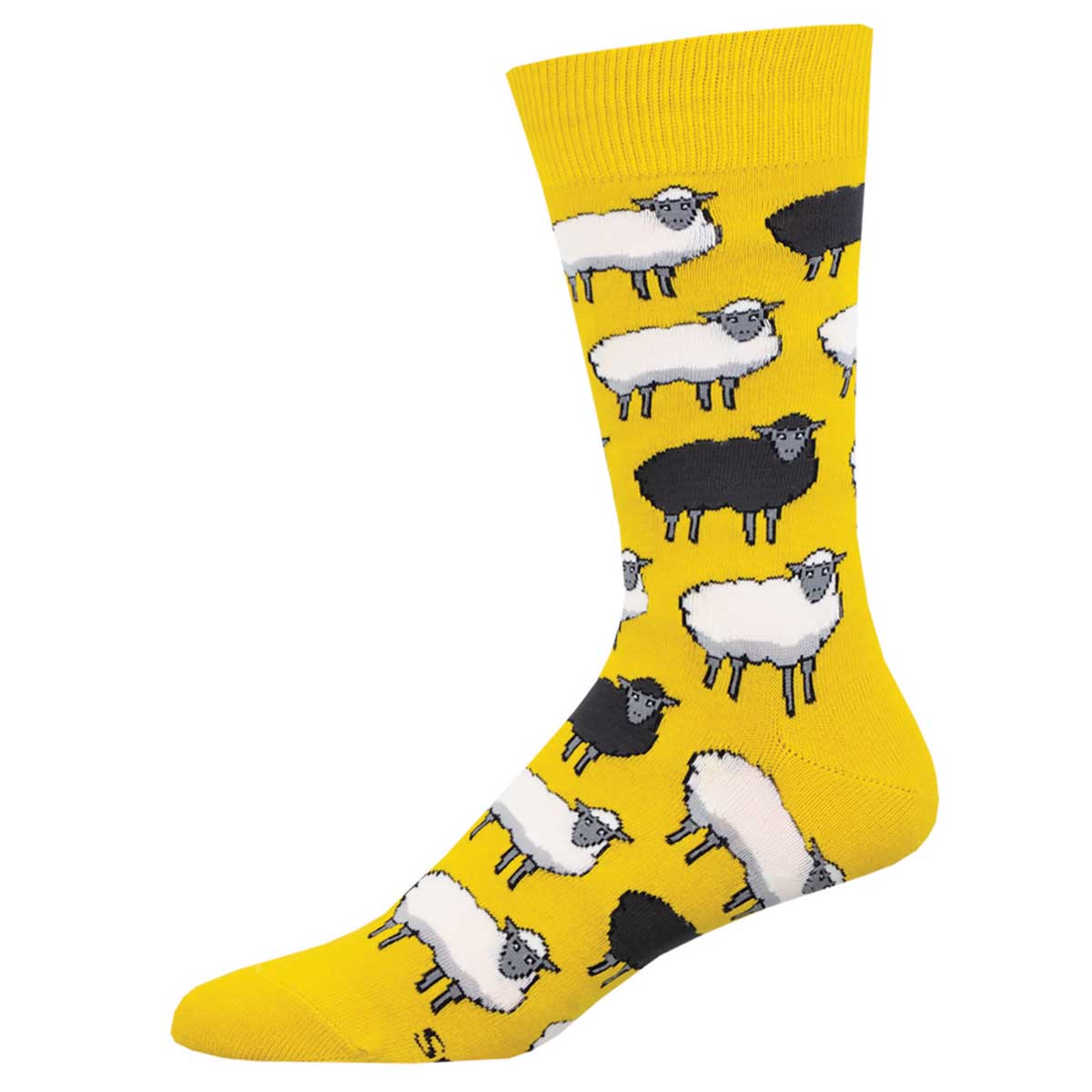 Socksmith Black Sheep 6 Pack - Cotton Crew Socks