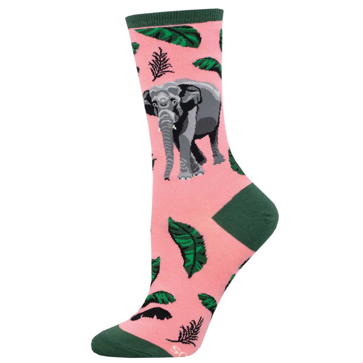 Socksmith Asian Elephant 6 Pack - Cotton Crew Socks