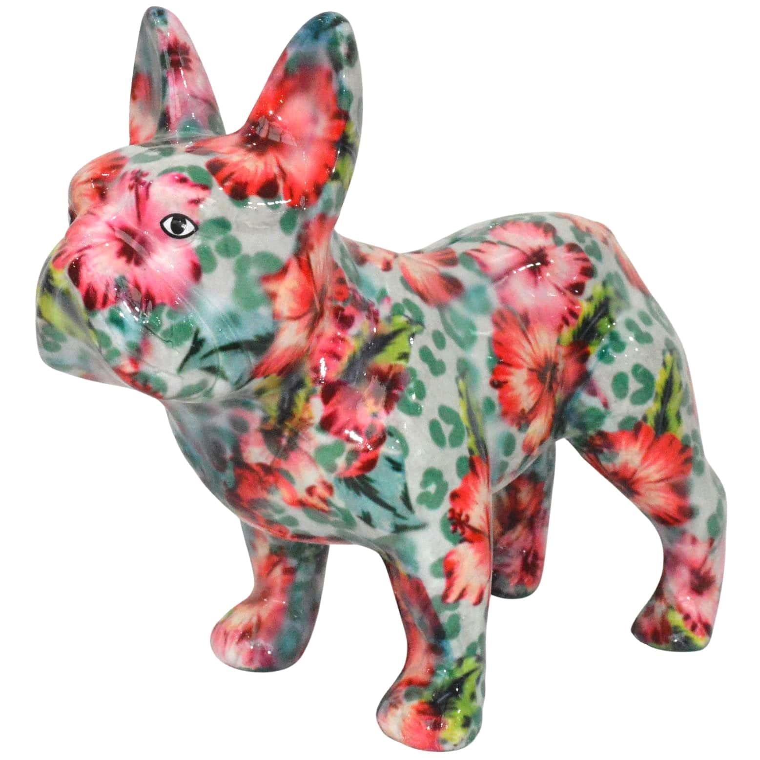 Pomme Pidou 'Jack' bright coloured French Bulldog shaped ceramic Money Box (6 PACK, ASSORTED)