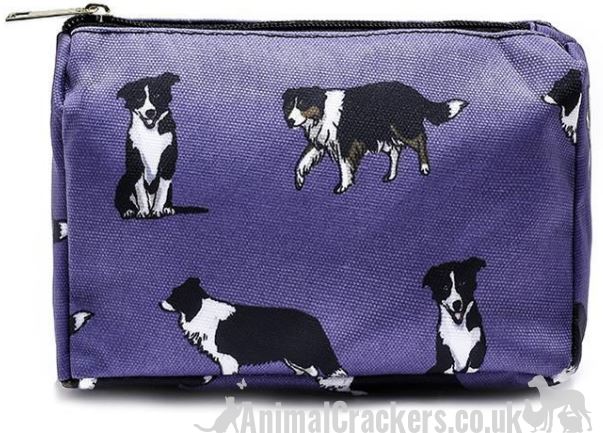 BORDER COLLIE deep Cosmetic makeup bag Sheepdog Sheep Dog lover gift SEE RANGE