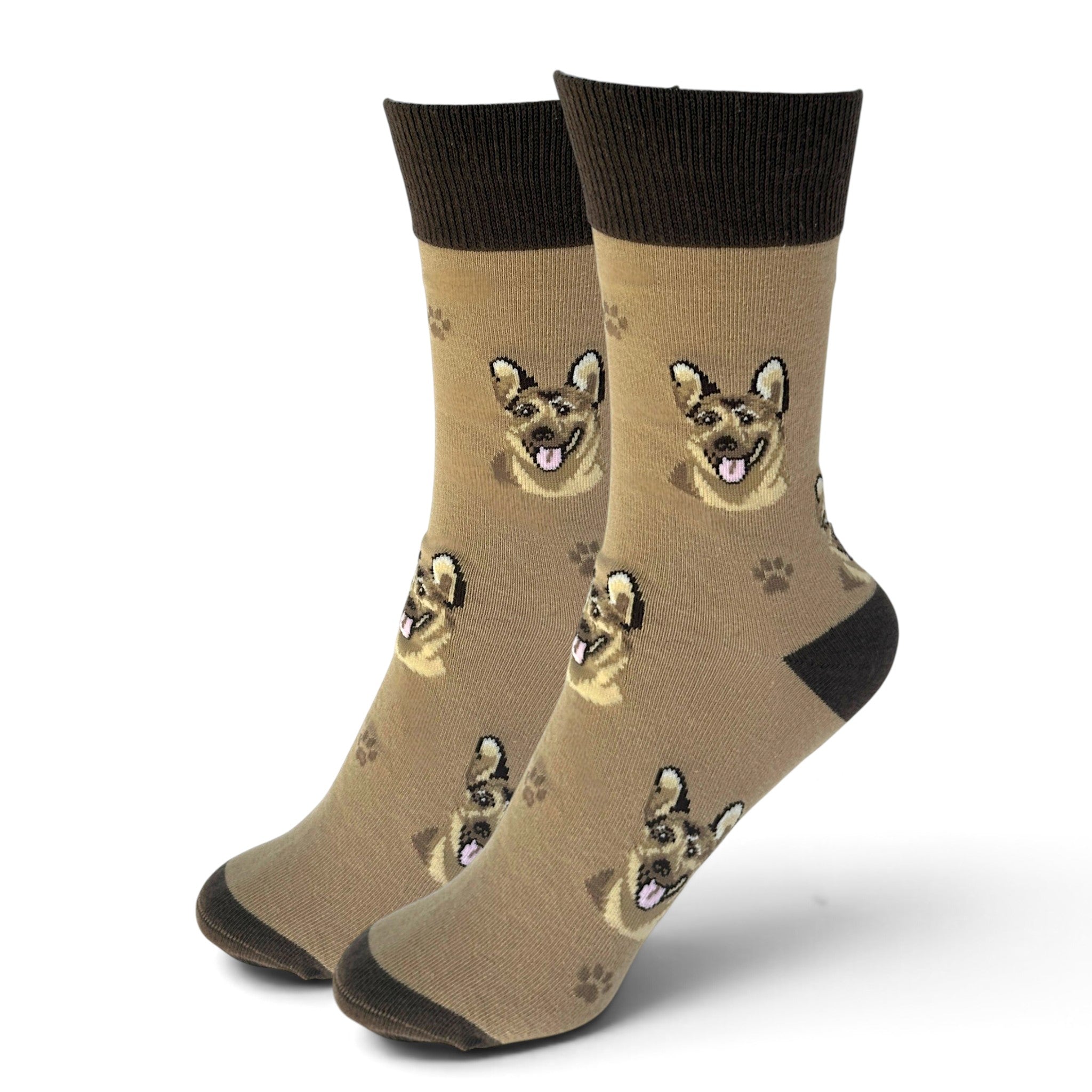 German Shepherd Dog socks Men's One Size, Quality Cotton Mix