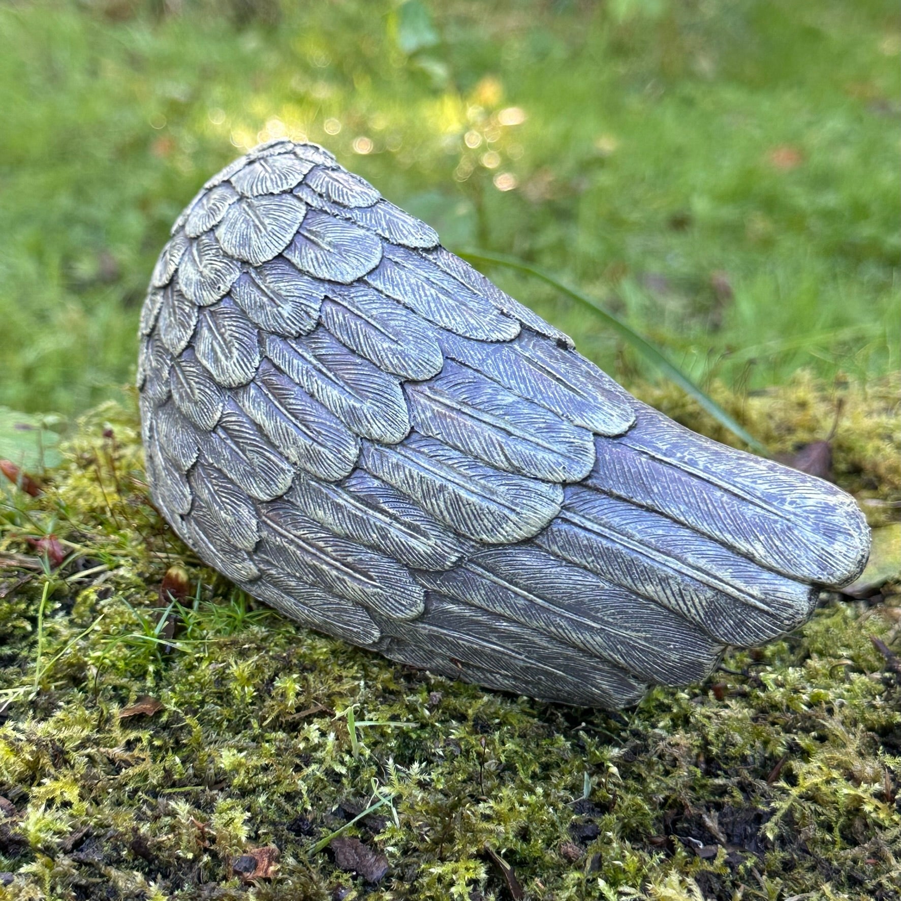 Dog with Angel Wings memorial grave marker or pet loss gift, 17cm