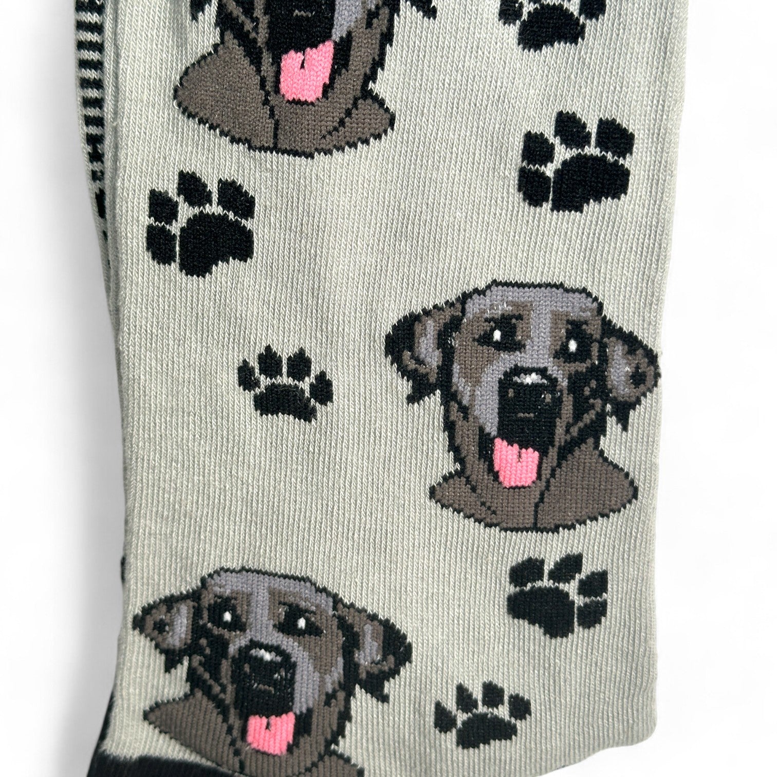 Animal Crackers Black Labrador design socks, quality cotton mix, Women's or Men's sizes