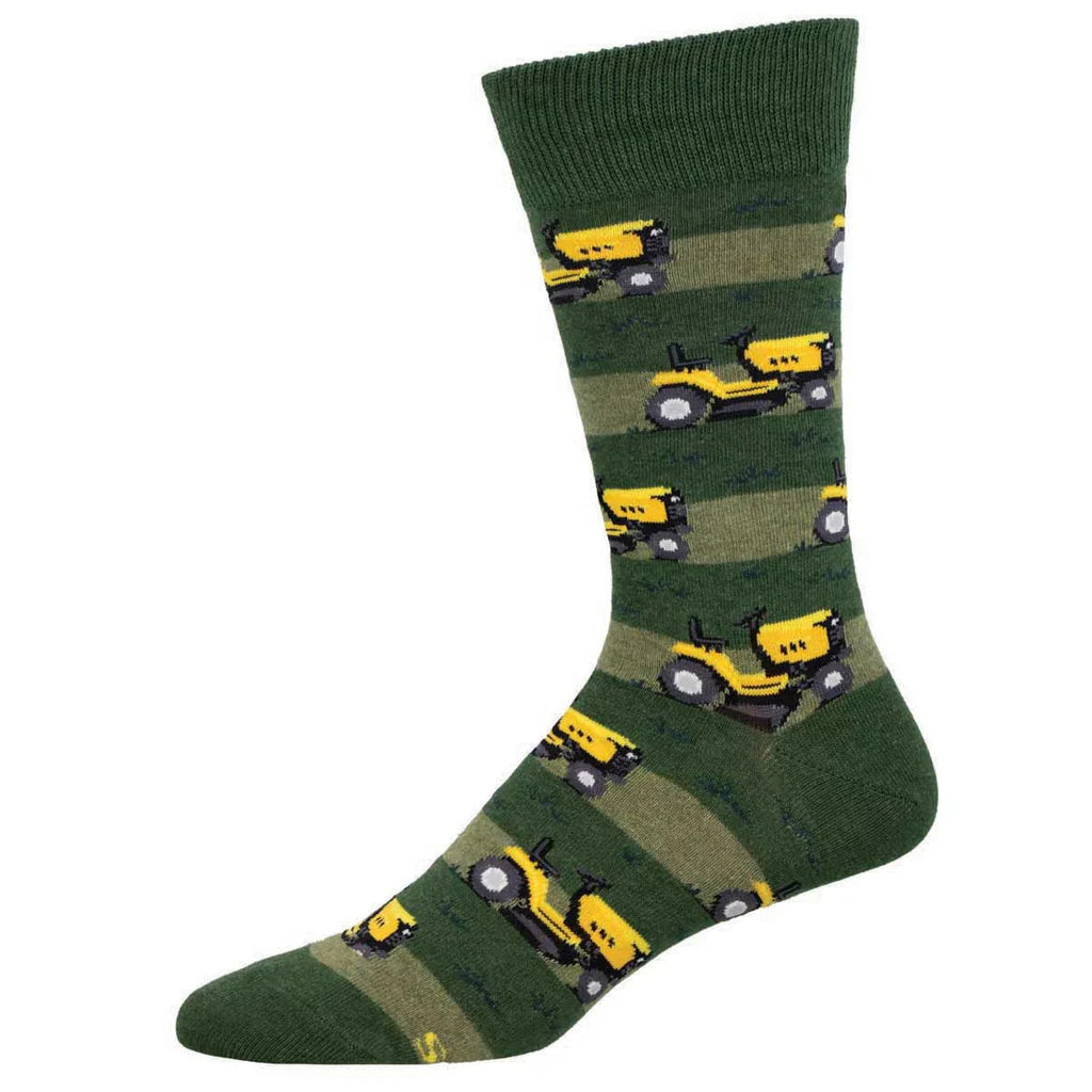 Socksmith Lawn Mower 6 Pack - Cotton Crew Socks