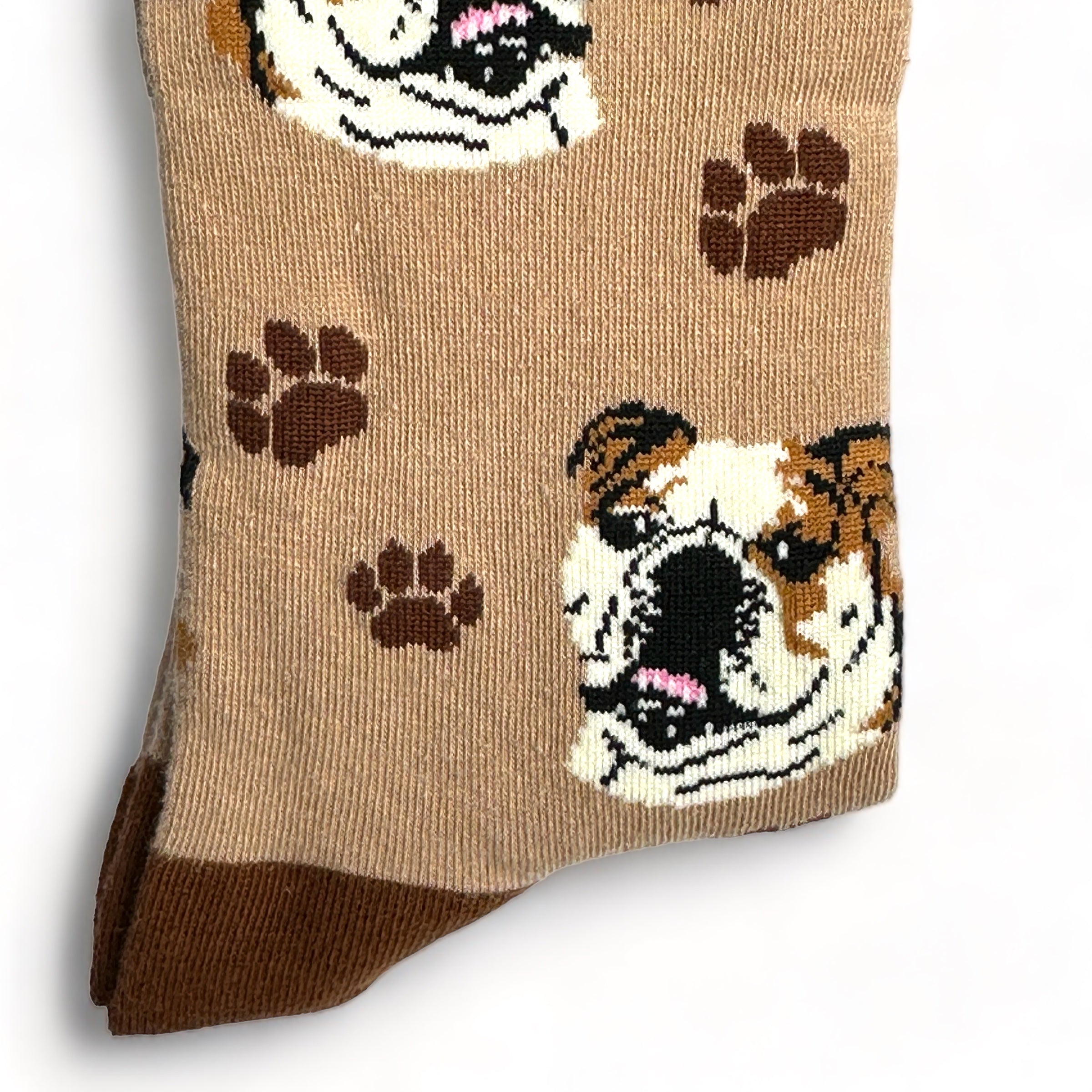 Women's English Bulldog socks, One Size quality cotton mix, novelty Dog lover gift