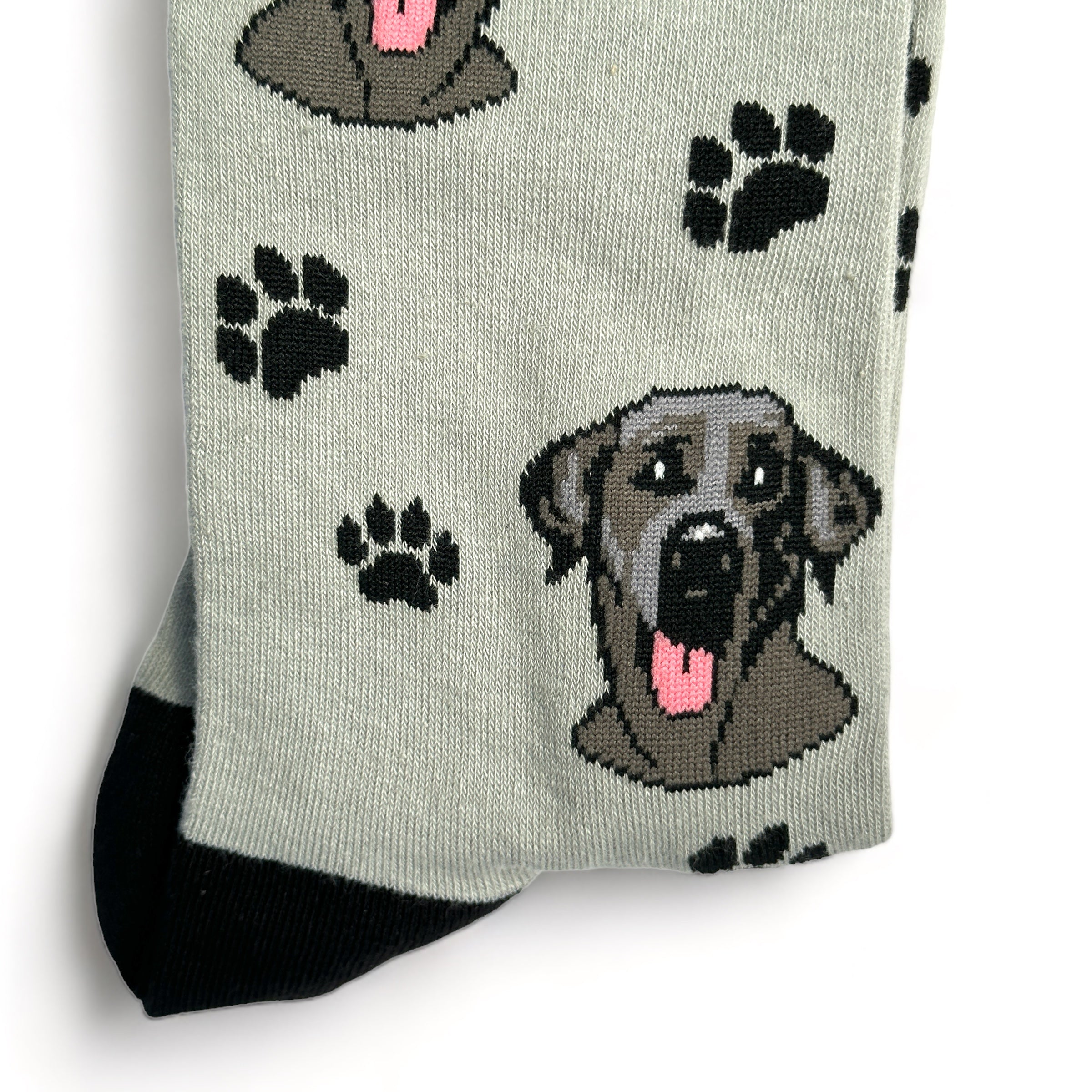 Women's Black Labrador socks, One Size quality cotton mix, novelty Dog lover gift