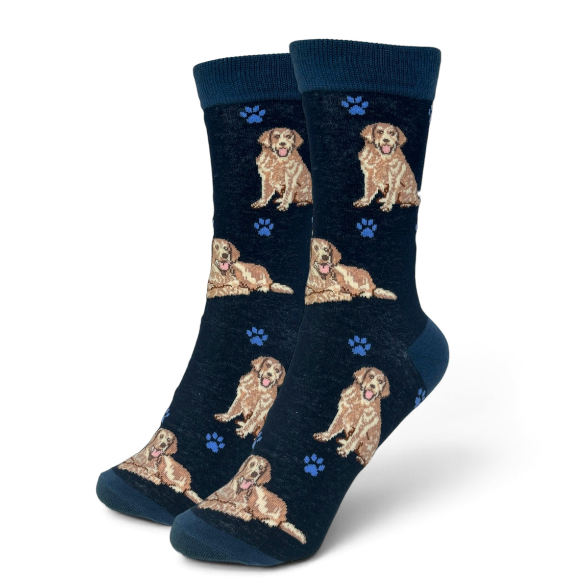 Women's Golden Retriever, Plush Cotton Mix, One Size, With Gift Header/Hang Tag