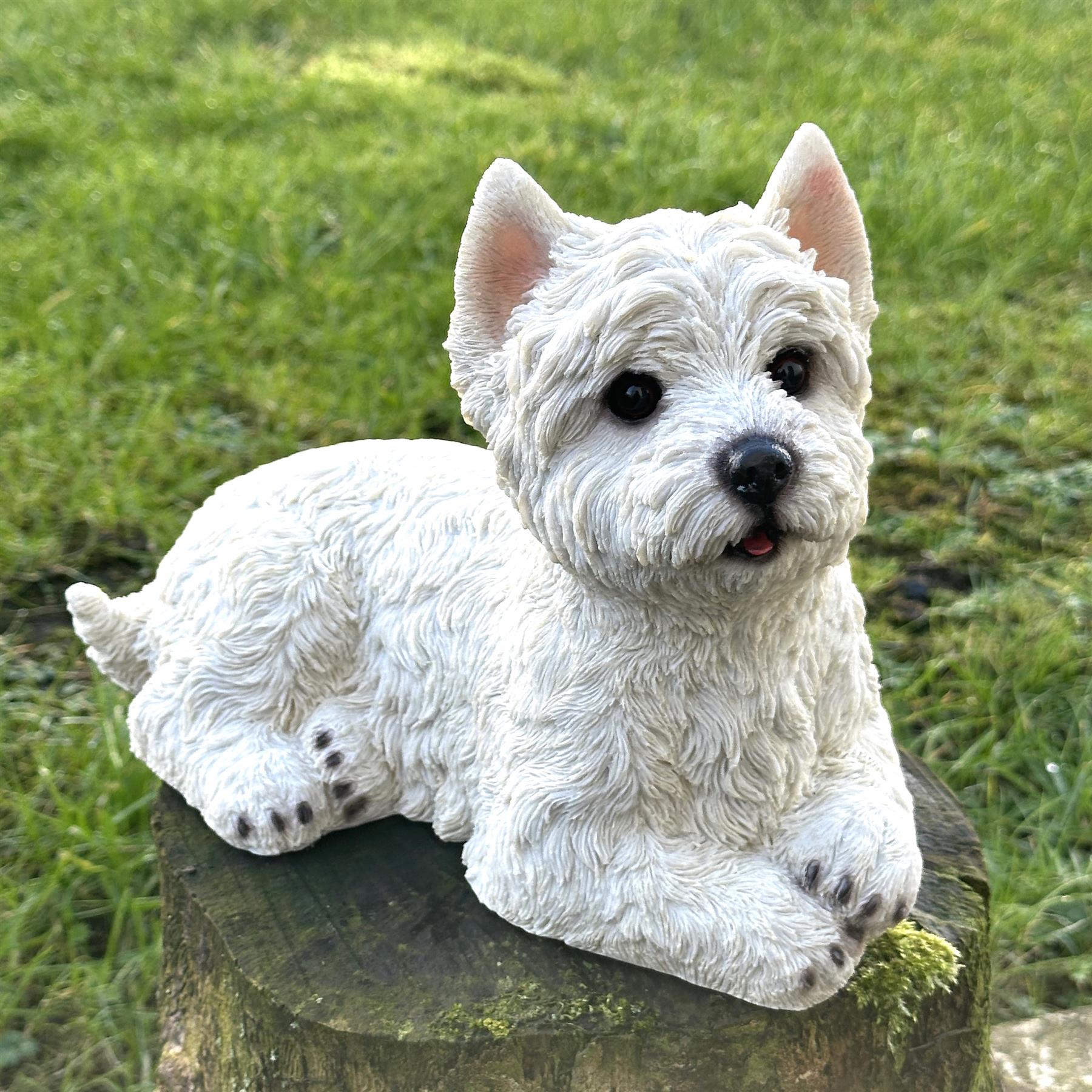 Alert West Highland Terrier figurine, 26cm