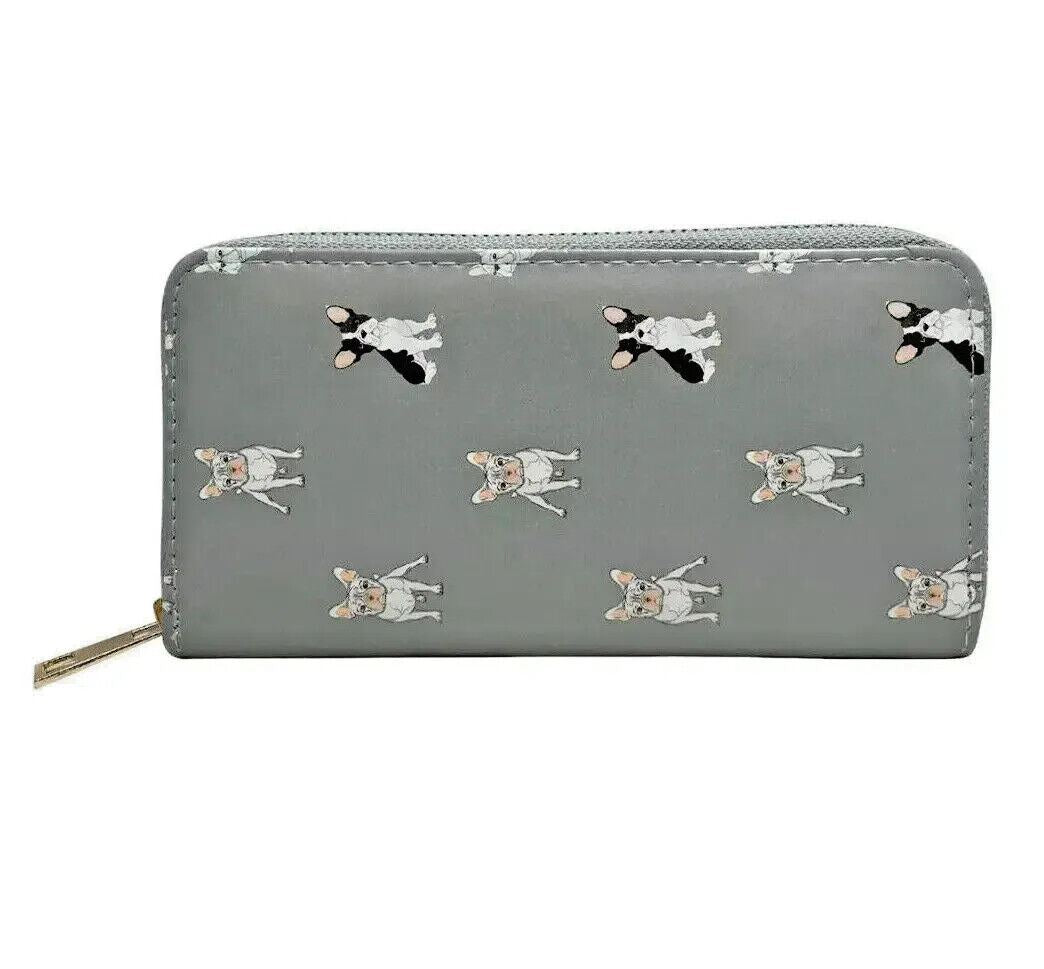 Ladies French Bulldog Purse Wallet