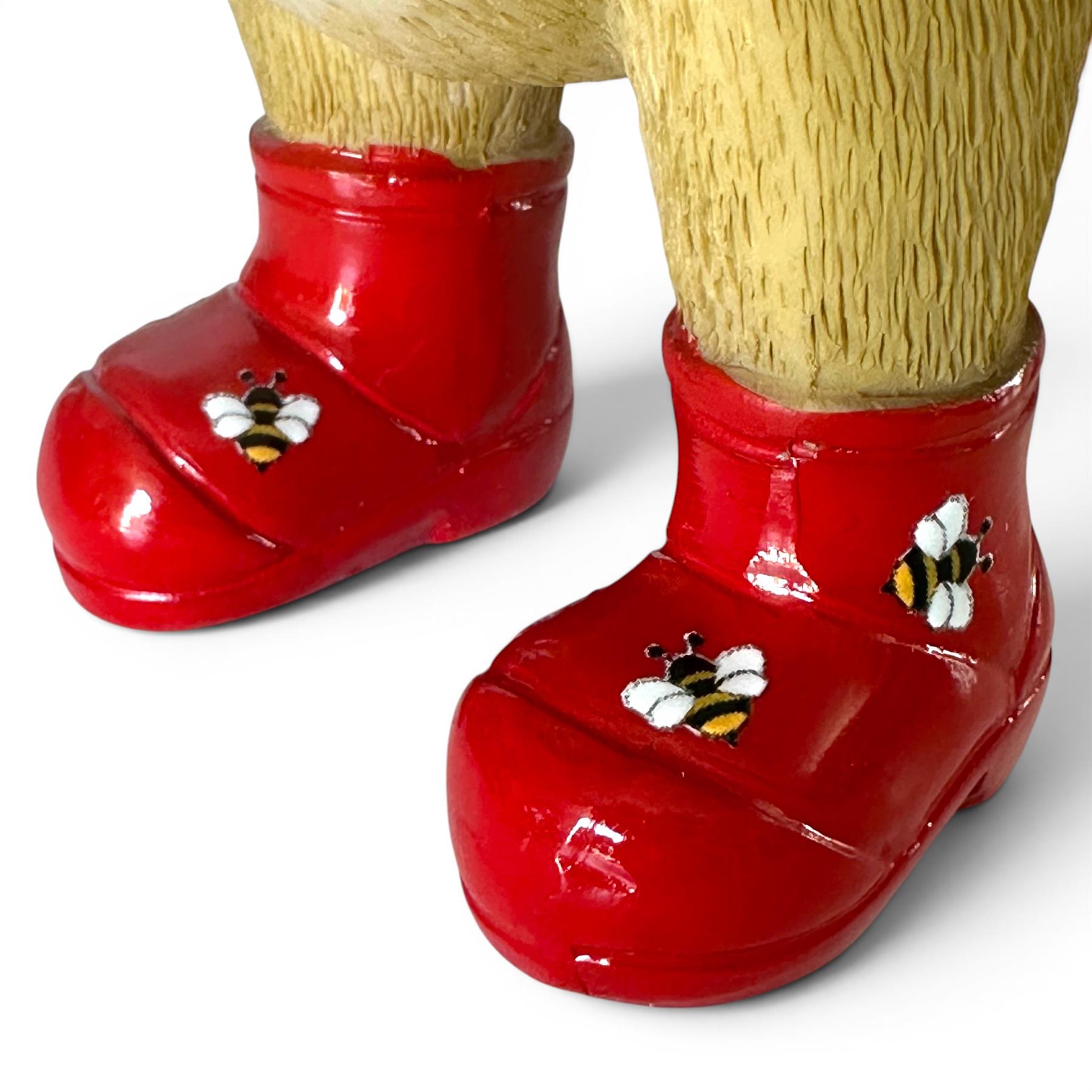 French Bulldog Dog In Red Wellington Boots With Bee Decorations Special Edition