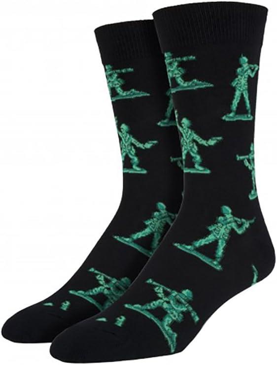 Army Men - Cotton Crew - Black / L/XL (6 Pack)