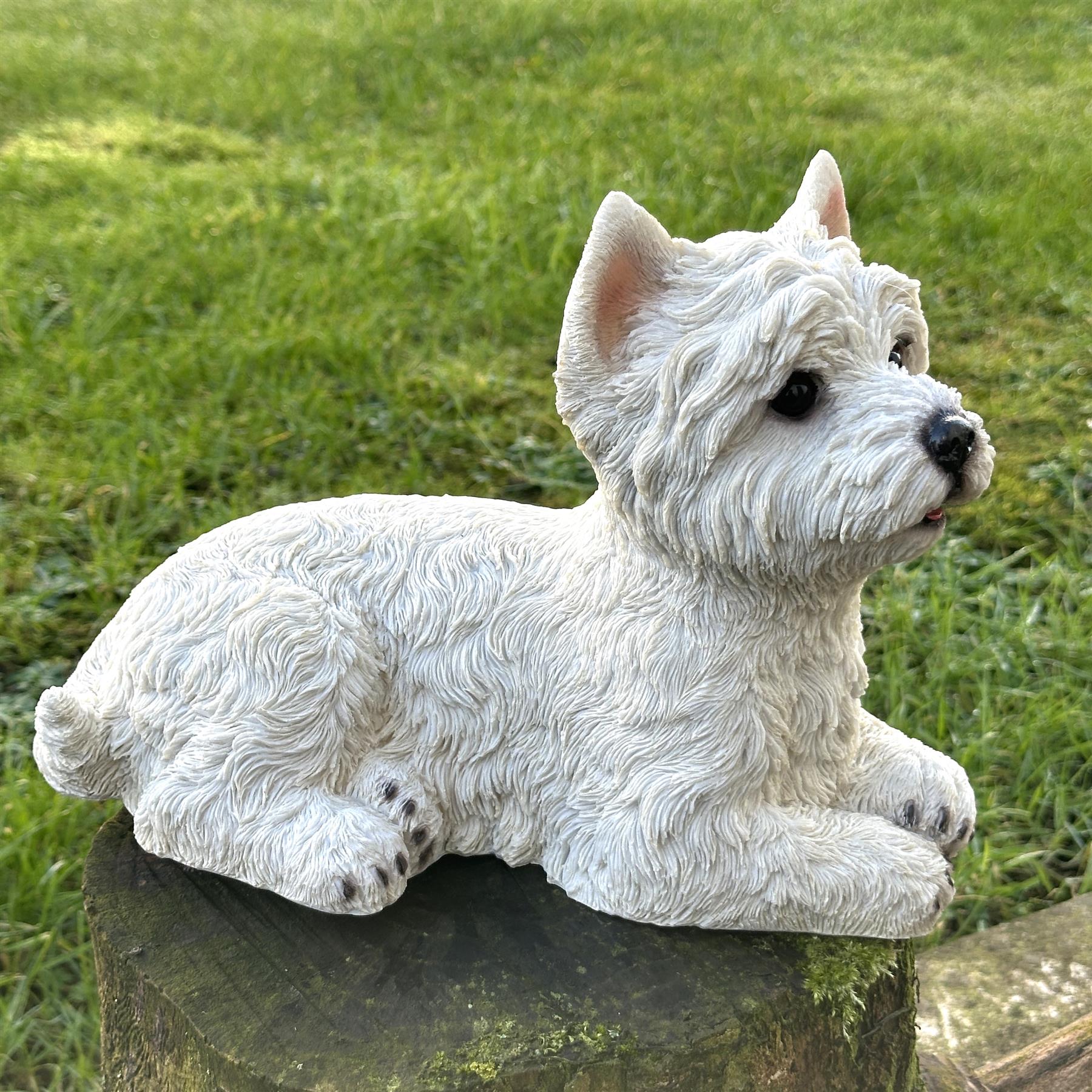 Alert West Highland Terrier figurine, 26cm