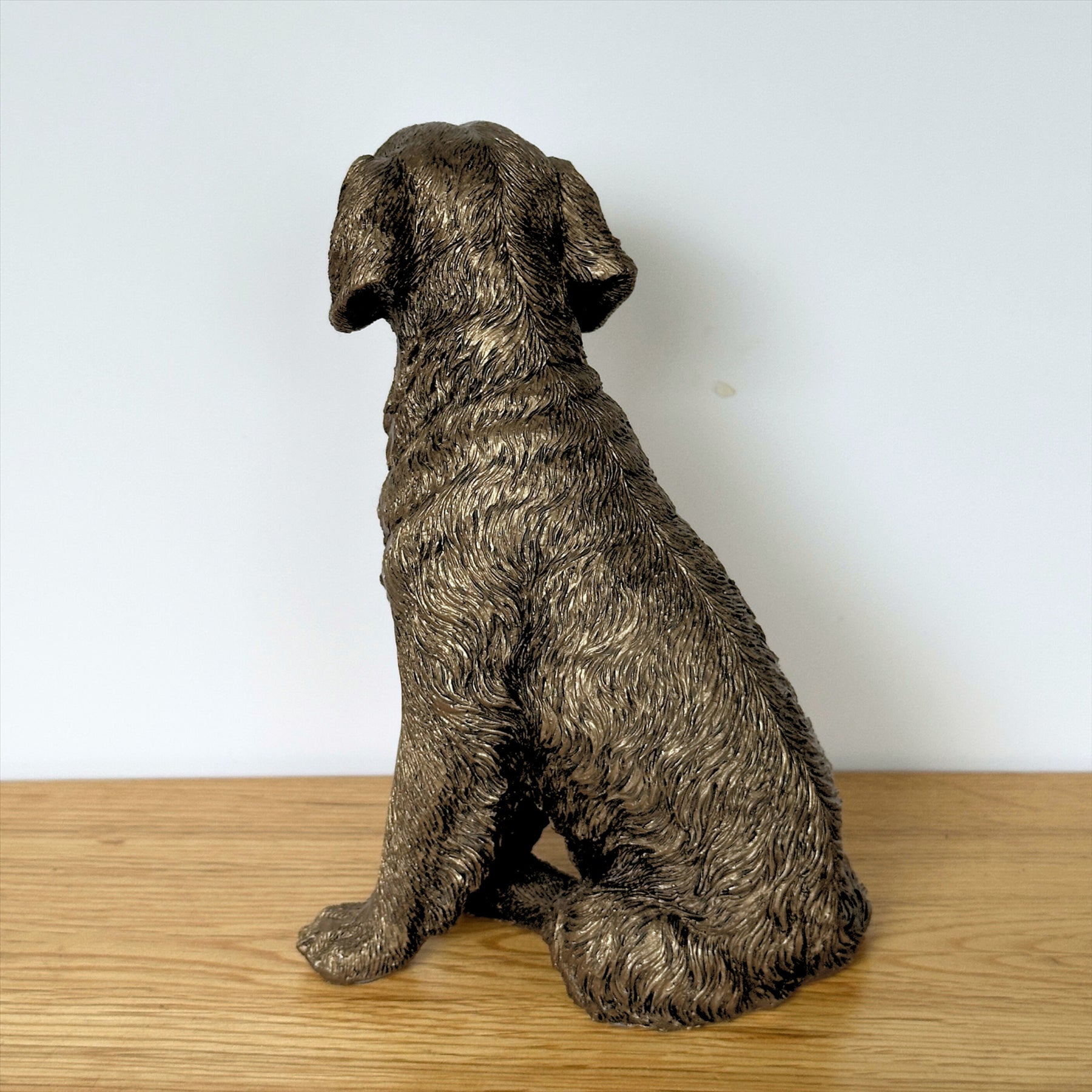 Retriever Dog ornament figurine, Leonardo Reflections Bronzed range, gift boxed