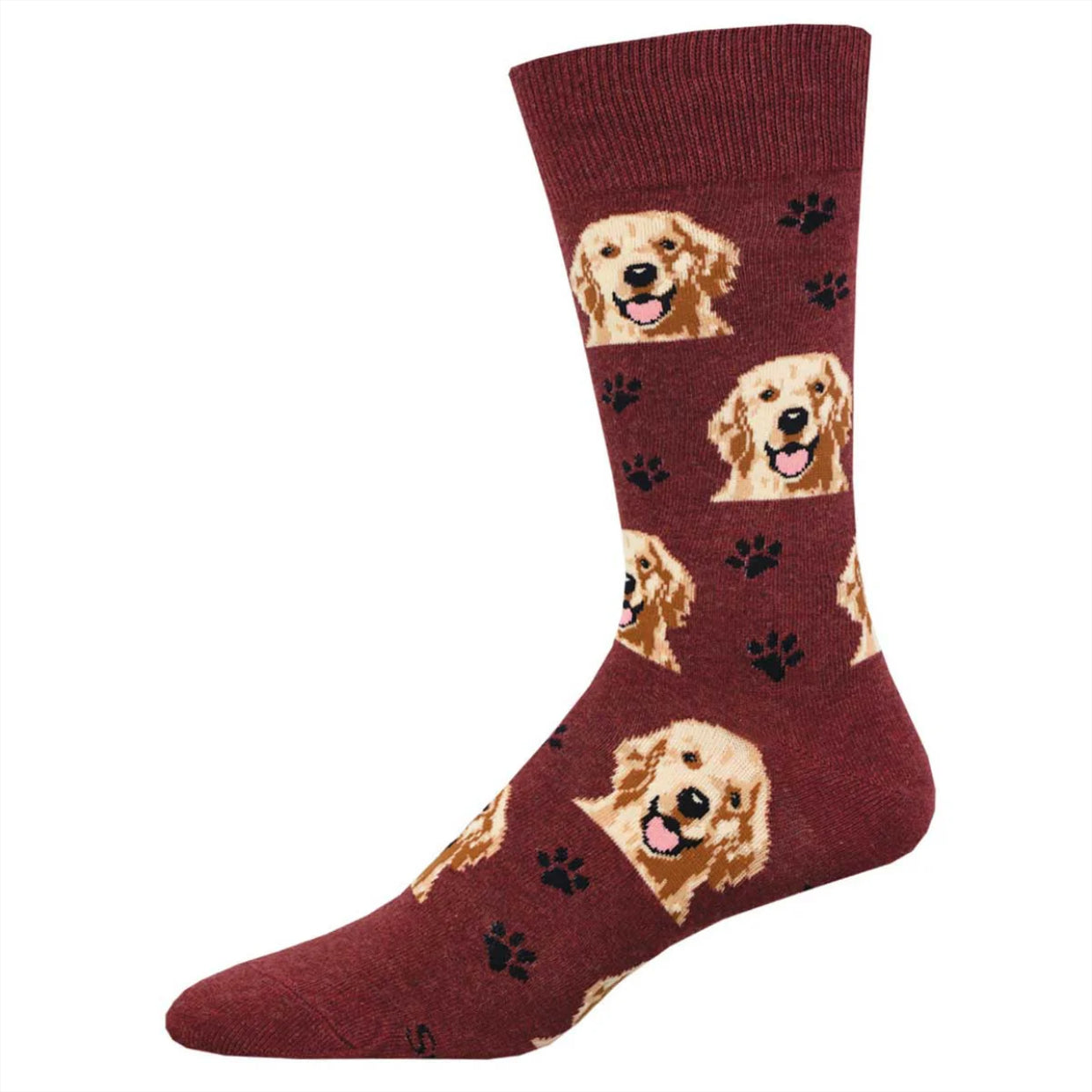 Socksmith 'WHO'S A GOOD BOY?' Dogs design Men's quality Cotton mix crew socks, bright colours and fun design, one size (fits UK size 6.5 to 11.5)