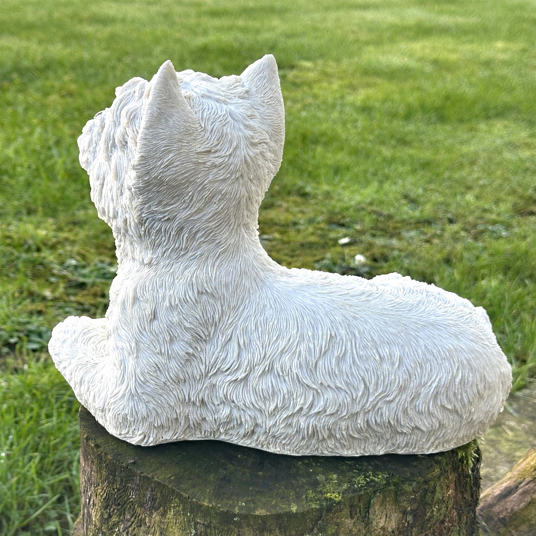 Alert West Highland Terrier figurine, 26cm