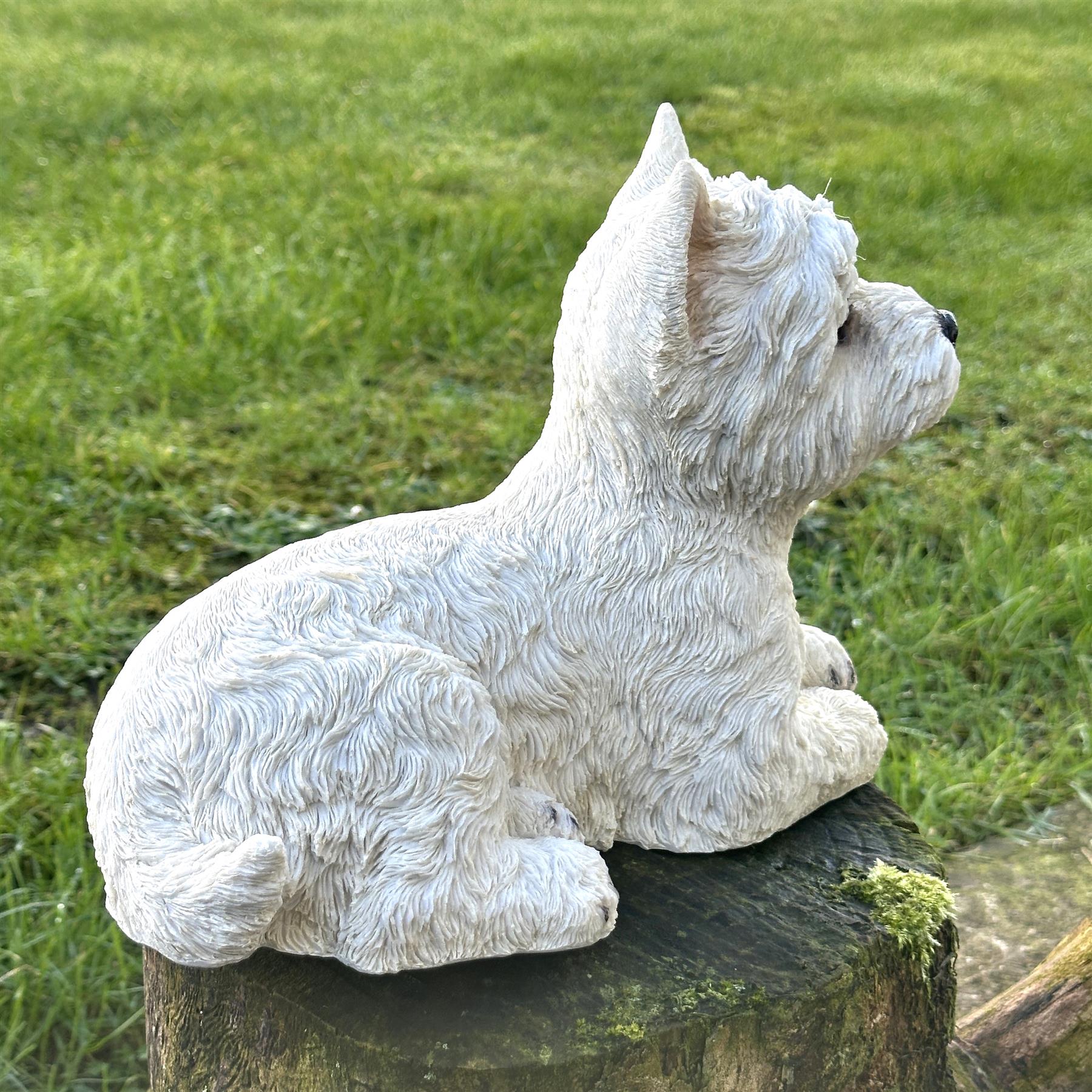 Alert West Highland Terrier figurine, 26cm