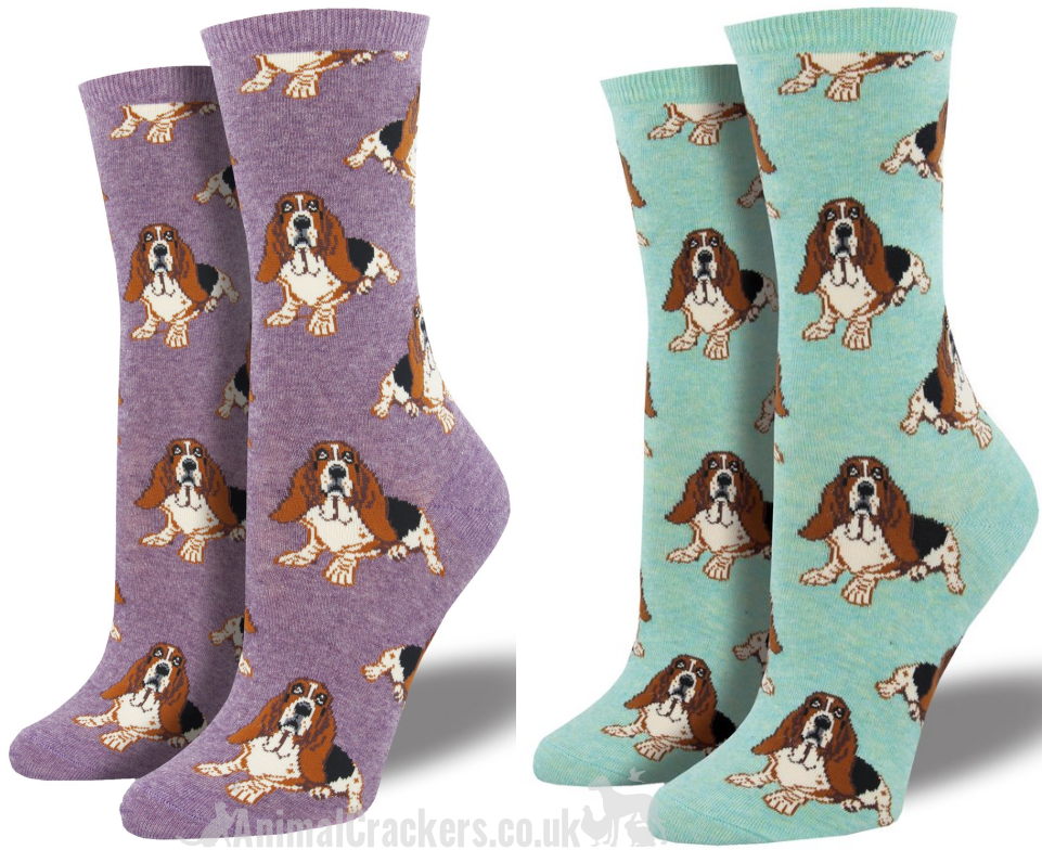 Women's Socksmith Hound Dog design socks, one size, quality fabric