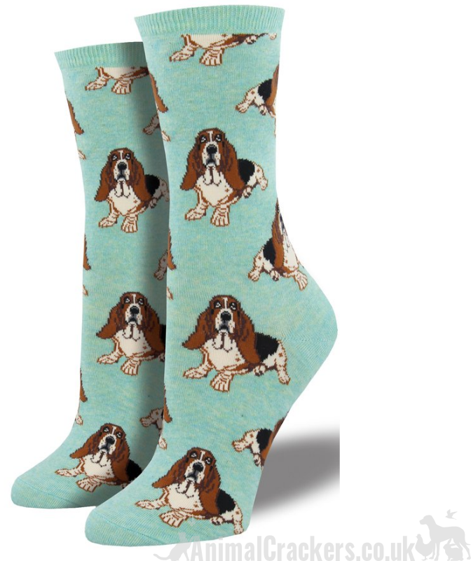 Women's Socksmith Hound Dog design socks, one size, quality fabric