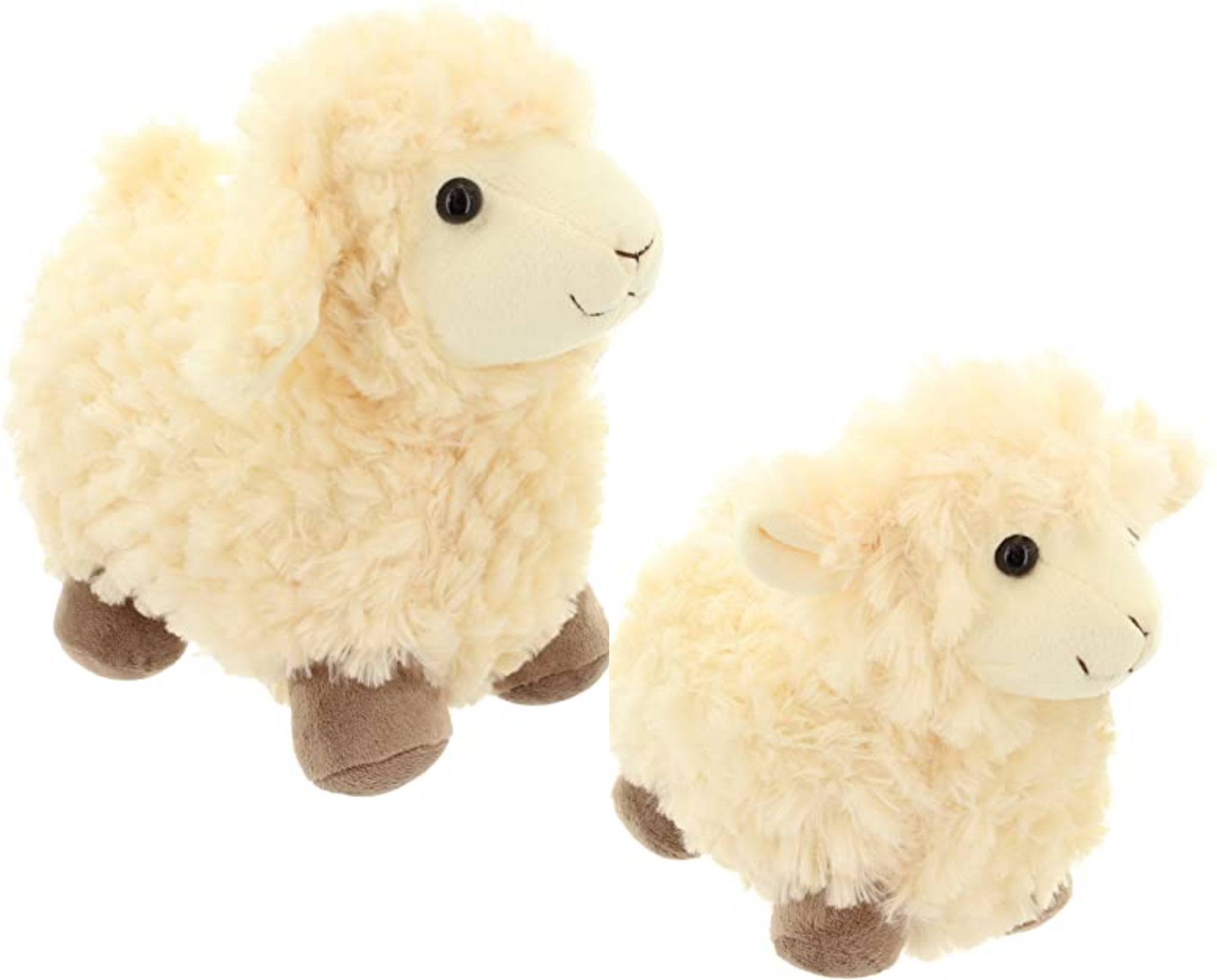 Plush Soft standing 'Sharon & Sally' Sheep children's toy or nursery decoration, in two sizes, great sheep lover gift