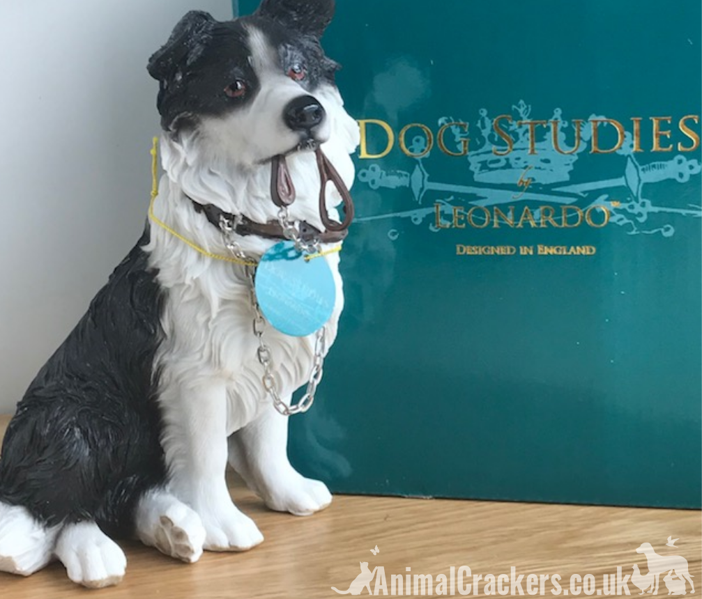 Border Collie Sheepdog Lassie ornament sculpture figurine Leonardo, boxed