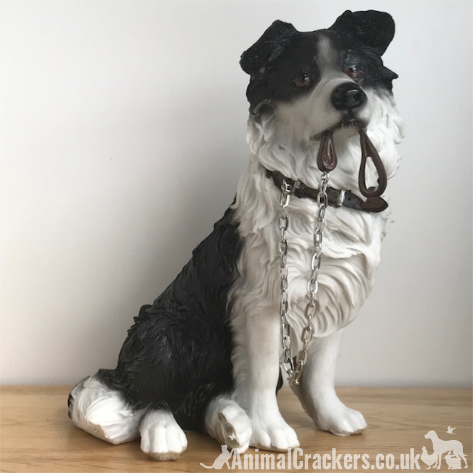 Border Collie Sheepdog Lassie ornament sculpture figurine Leonardo, boxed
