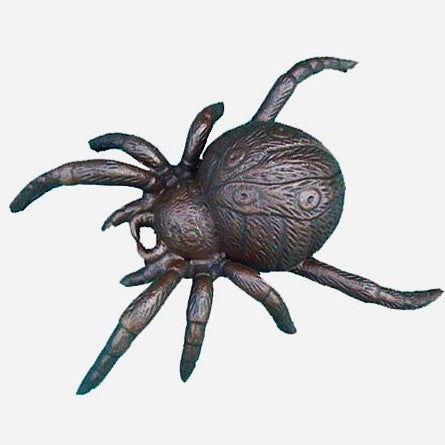 Extra large (19cm) heavy solid cast iron Fat Spider decoration