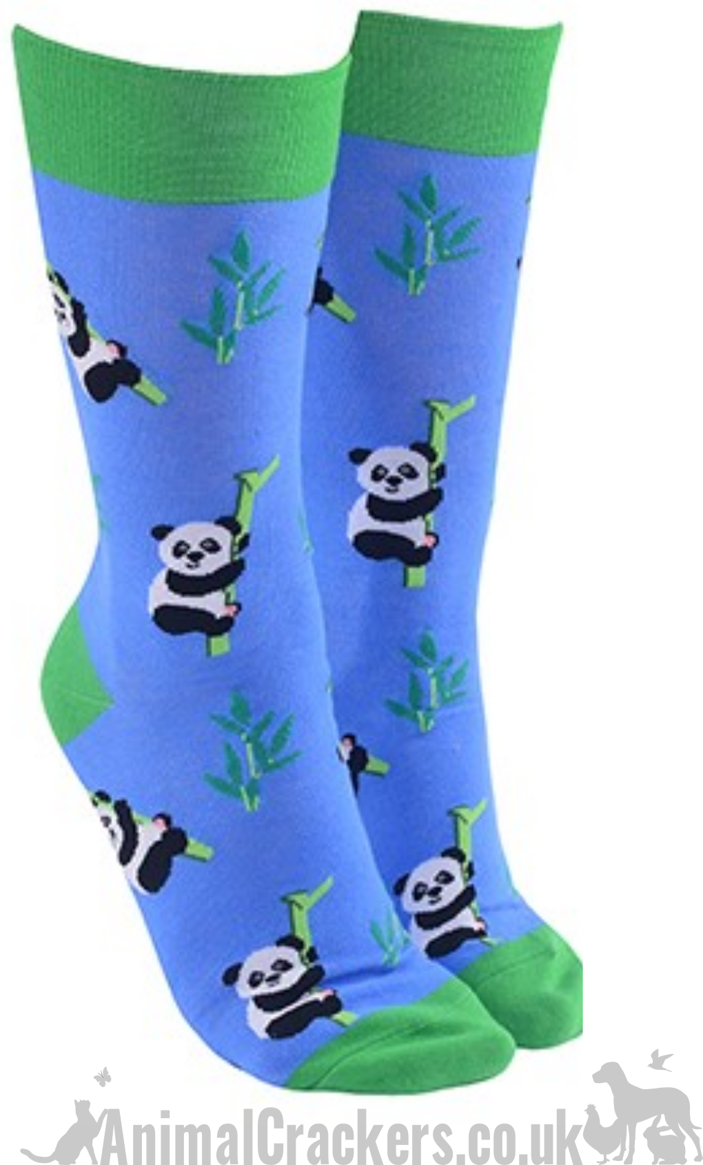 Novelty Panda design socks, Men or Women, One Size, wildlife lover gift